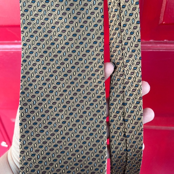 Daniel De Fasson Other - Daniel De Fasson Men's Tie Brown Handmade Silk Wedding Professional Prom Formal